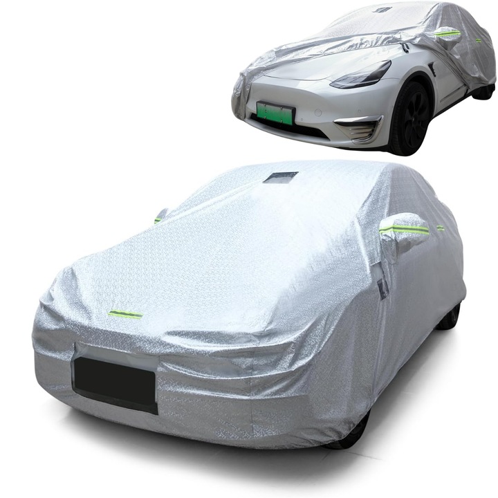 Prelata auto Whimlets pentru Tesla Model Y, impermeabila, rezistenta la zgarieturi, dimensiuni 4.5x2.2m