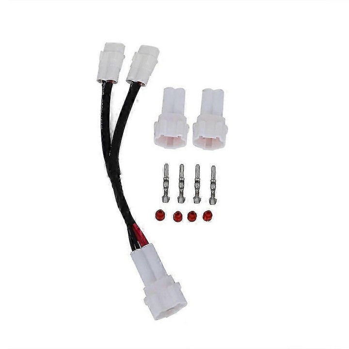 Set splitter de alimentare pentru Yamaha, 2 iesiri, compact, cablu scurt