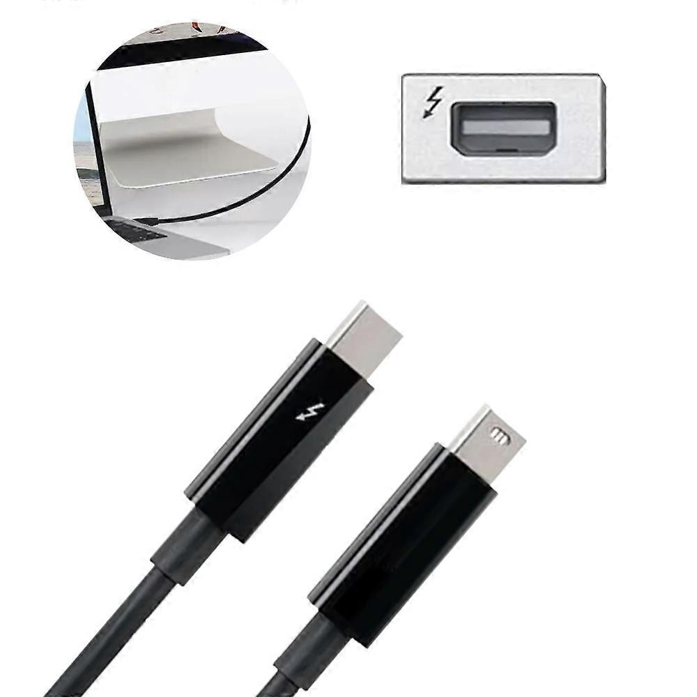 Cablu Thunderbolt 2, 20Gbps, 2 canale, negru - eMAG.ro