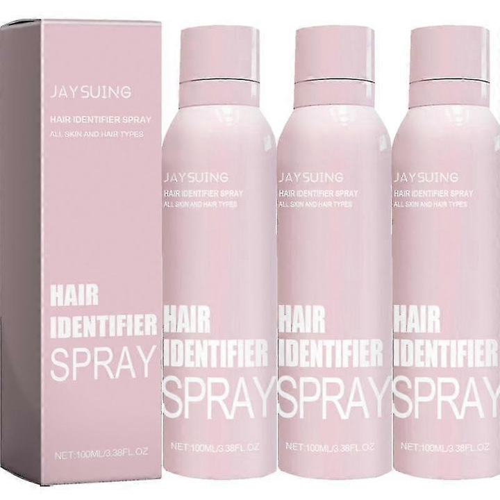 Spray identificator pentru rasul fetei, set dermaplanare pentru ingrijirea pielii, ingrediente naturale, parfum floral, 3 bucati