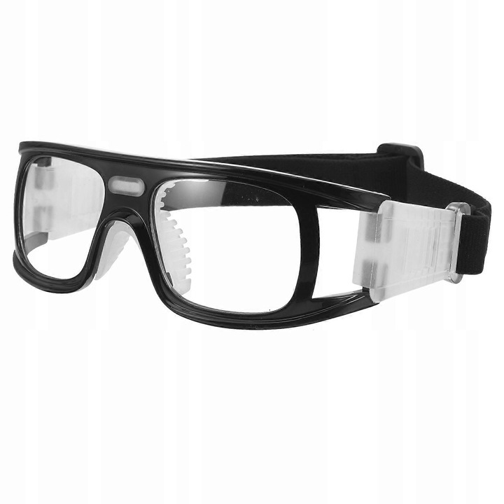 Ochelari de protectie pentru baschet, model Goglisko, culoare neagra, dimensiuni 14,60x5,00x0,20cm