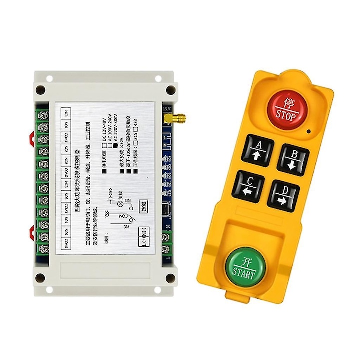 Control acces wireless, 315/433MHz, 1 set, ABS, 8.7x12.2cm