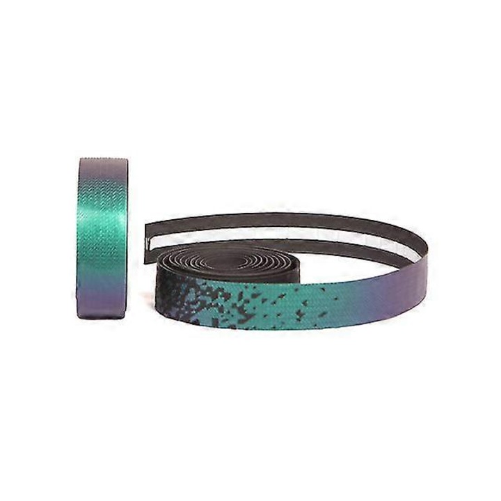Ghidoline bicicleta, 2 role, verde-purpurie, 2150mm, 31.1-32.5mm, 401-500mm