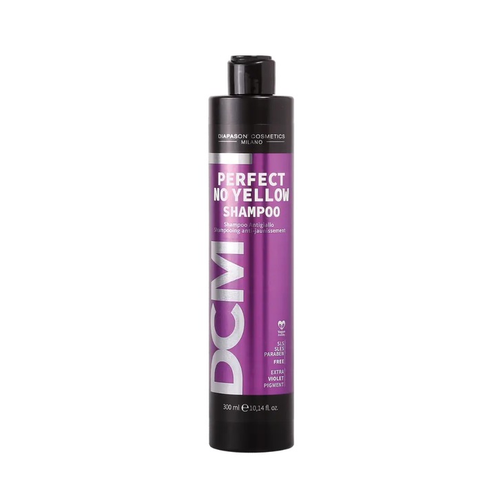 Sampon Diapason Milano Perfect No Yellow, pentru par blond, 300ml, violet