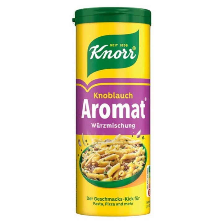Amestec de condimente, Knorr Aromat, cu aroma de usturoi, 90g