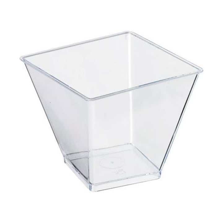 Чаши за десерт тип пирамида 50 бр./компл., 60 cc