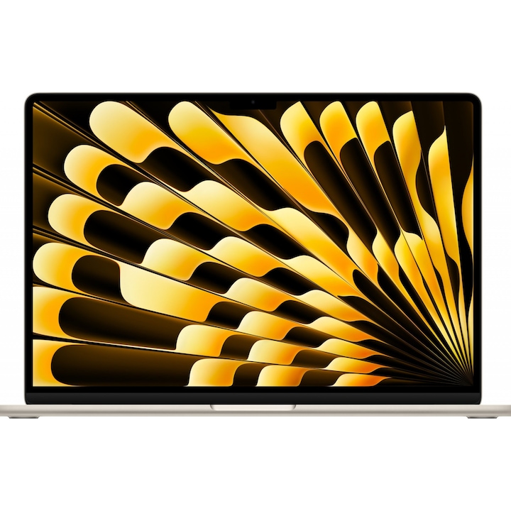 Apple MacBook Air laptop, 15,3 hüvelykes, Apple M4, 16 GB RAM, 256 GB SSD, Apple GPU, macOS Sequoia, bézs, 256 GB