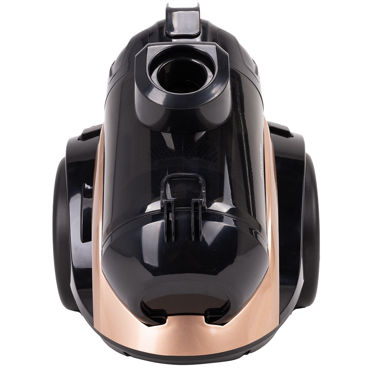 Aspirator cu Fir, Fara Sac KAMILLE, Puterea 800W, Accesorii, Filtru Hepa, Culoare Negru / Auriu