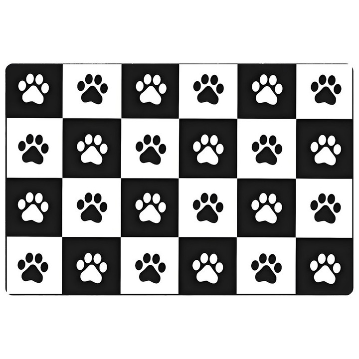 Suport Absorbant Antiderapant pentru Chiuveta, 30x40 cm - Fata din Poliestir, Uscare Rapida, Imprimativ Decorativ 2.5mm Grosime 23332