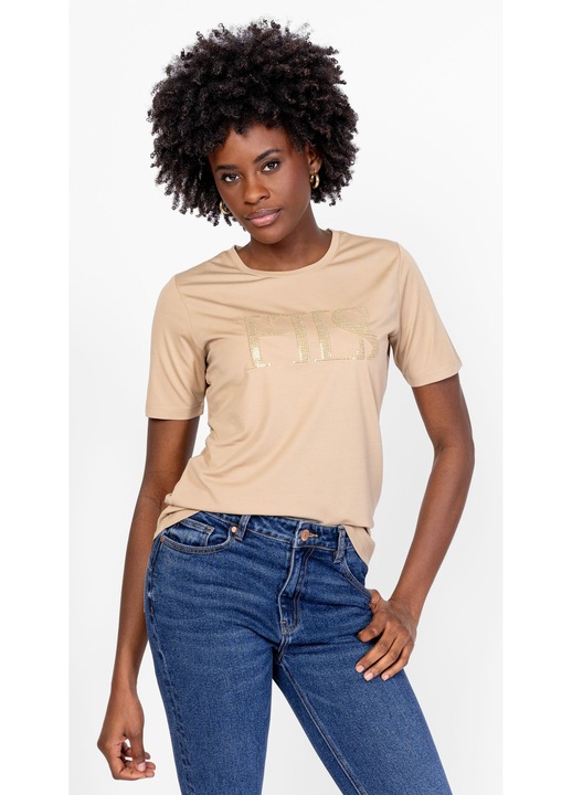 Tricou femei, Heavy Tools, MAHELE SAND, slim fit, elastic, S