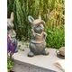 Statueta de gradina Konakry Iepure Maro