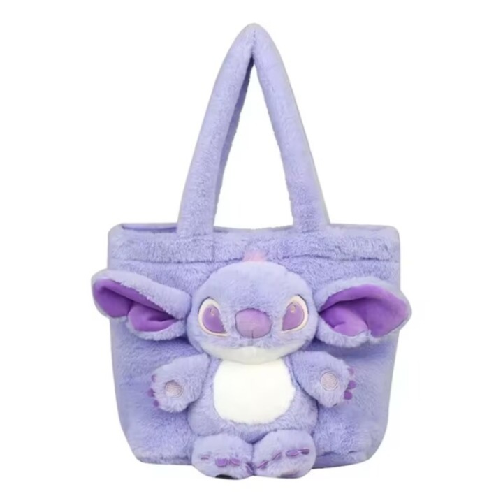 Детска чанта Stitch размер 35x27cm цвят Purple