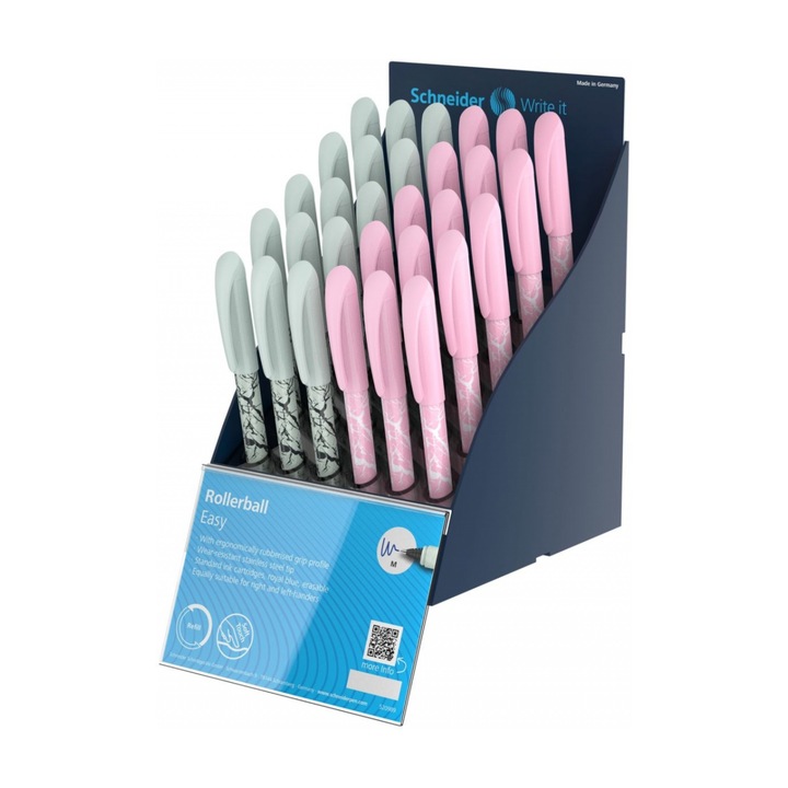 Set Display Schneider Easy, 30 Rollere Cu Cartus - Asortate