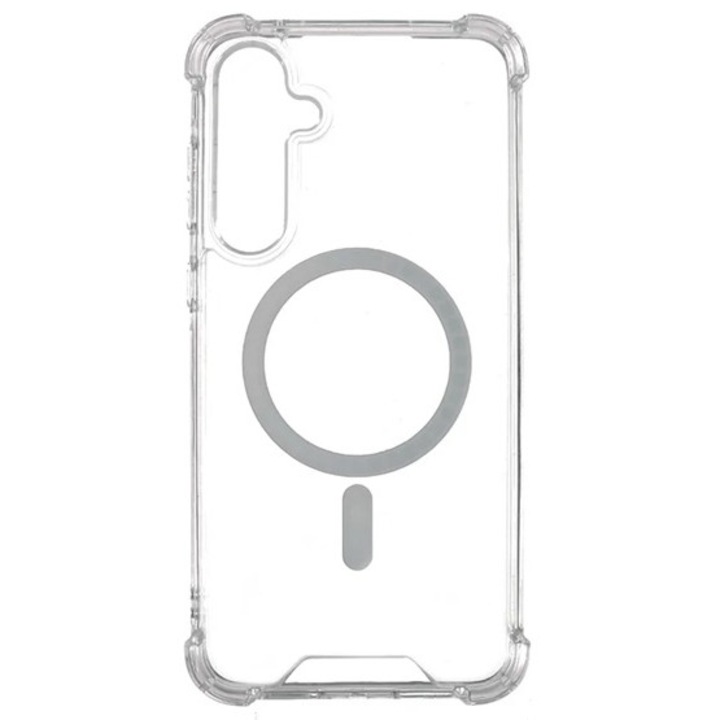 Gigapack szilikon mobiltelefon tok, ütésállóság, légpárnás sarok, magsafe, átlátszó, kompatibilis: Samsung Galaxy A17 4G, SM-A175, / Galaxy A17 5G, SM-A176