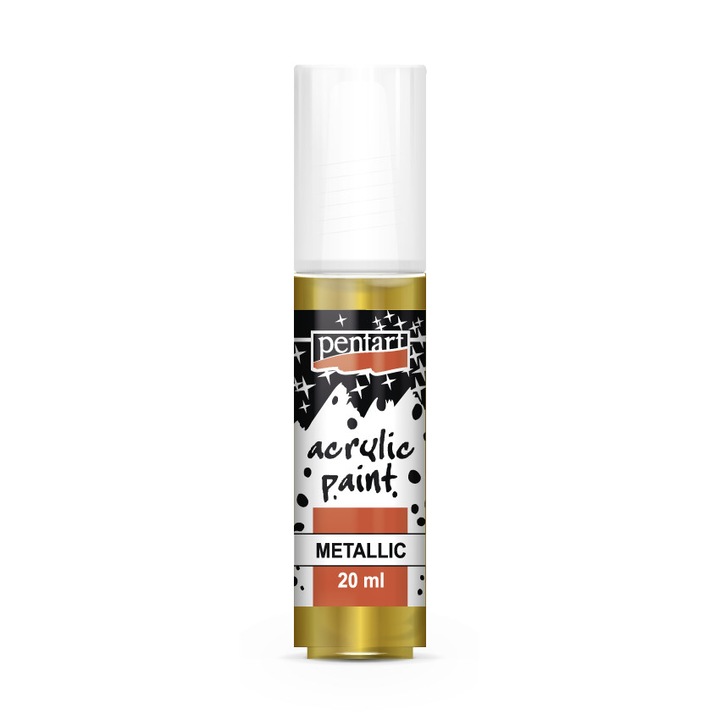 Pentart metál akrilfesték 20 ml antikarany