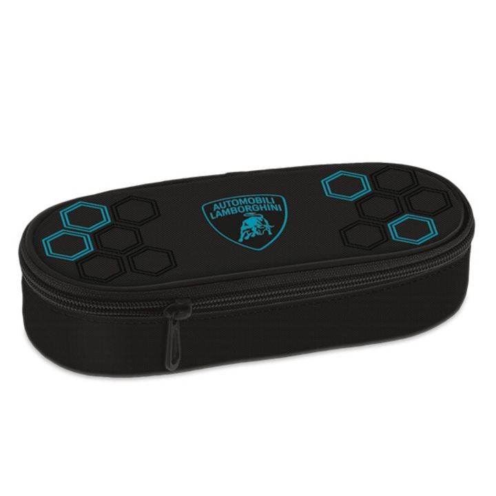 Ars Una ovális tolltartó nagy Lamborghini Logo - kék