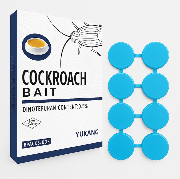 Capcana pentru gandaci, momeala cu dinotefuran 0.5%, 8 bucati/box, eficienta, toxicitate redusa