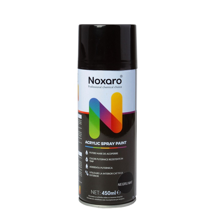 Vopsea Negru Mat spray 450 ml