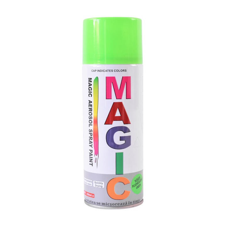 Magic - Spray vopsea Verde Fluorescent 1005 450 ml