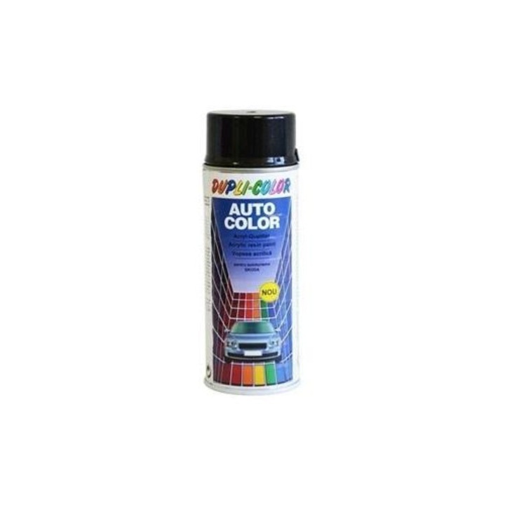 DUPLI-COLOR autófesték spray, 9910 varázsfekete metál árnyalat, retusáláshoz, 350 ml