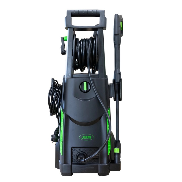 JBM 53948 magasnyomású mosó, 2400 W teljesítmény, 180 bar maximális nyomás, 8 l/perc maximális fogyasztás, IPX5 vízállóság