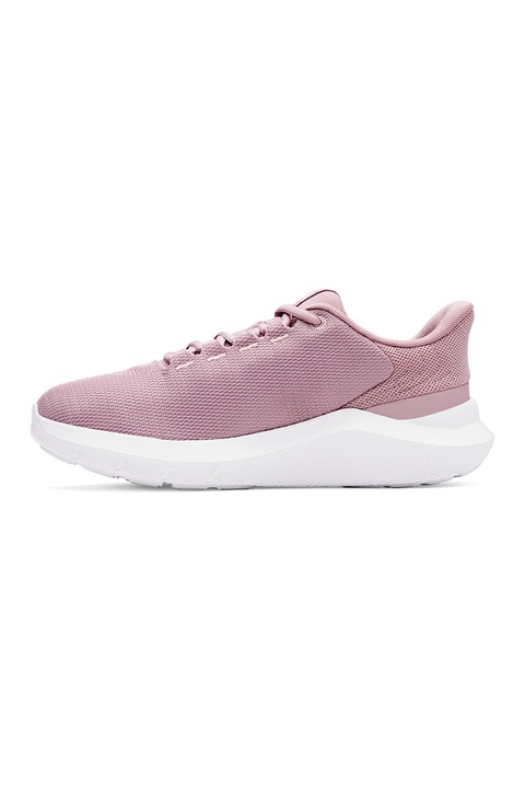 Under Armour, Pantofi Phade RN 3 de plasa pentru alergare, Alb optic/Roz prafuit