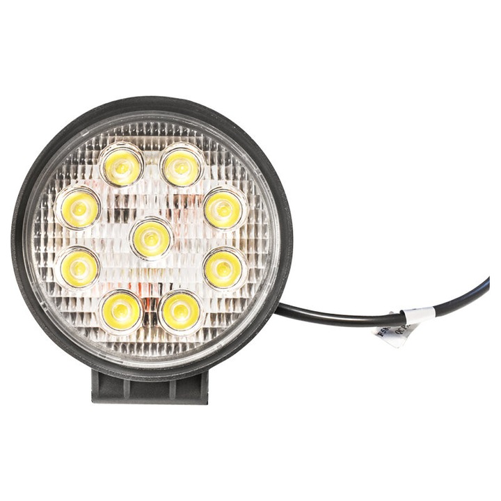 Lampa LED-uri 9 10-60V 27W unghi de radiere 60 rotund