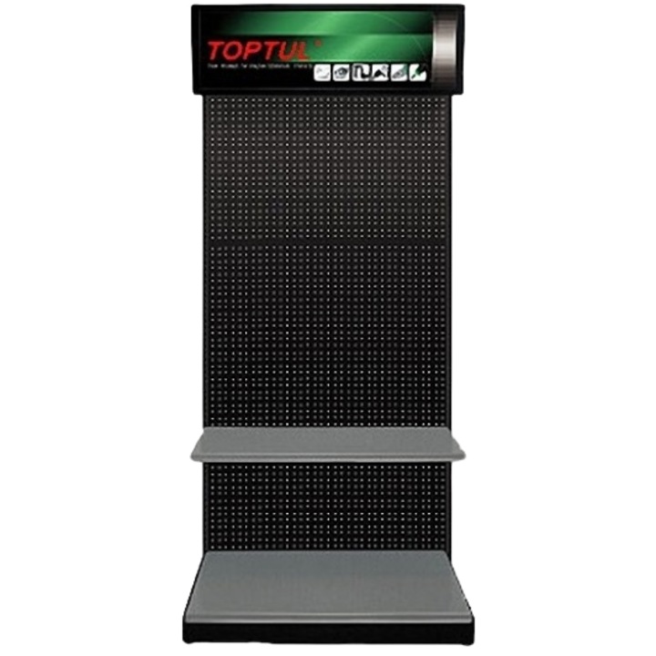 Пано TOPTUL TDAD2192, 920x450x2100 мм, метално, черно, метална витрина и рафтове