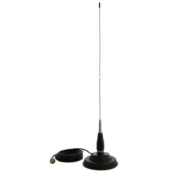 Antena CB PNI ML160 de 155 cm cu baza magnetica de 145 mm inclusa