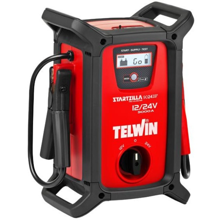 Starter si Tester TELWIN STARTZILLA 9024 XT 829525, 12/24V, 9000 A, 31200 mAh