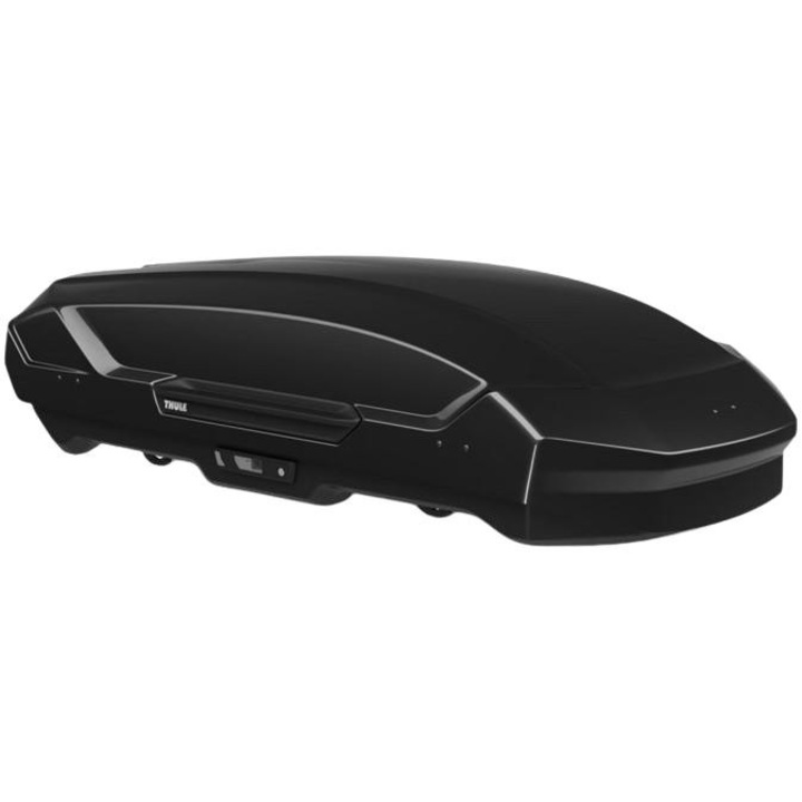 Автобокс THULE Motion M (модел 3) 639200, 400 литра, двойно отваряне, максимална товароносимост 75 кг, размери 175 x 84 x 44 см, гланцово черно покритие