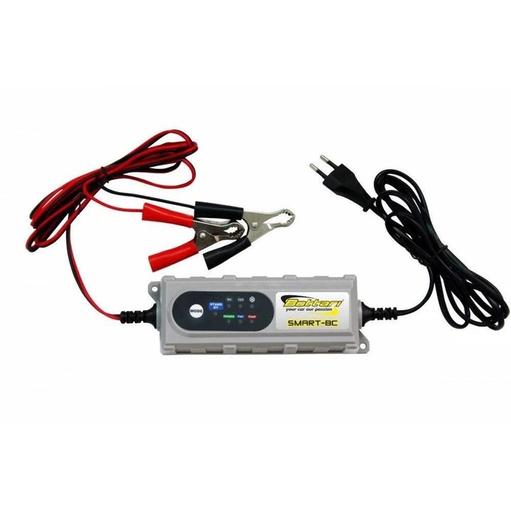 Intelligens töltő autó akkumulátorokhoz, Bottari BC 28109BT, 6V / 12V, 0.8 - 4.2 A