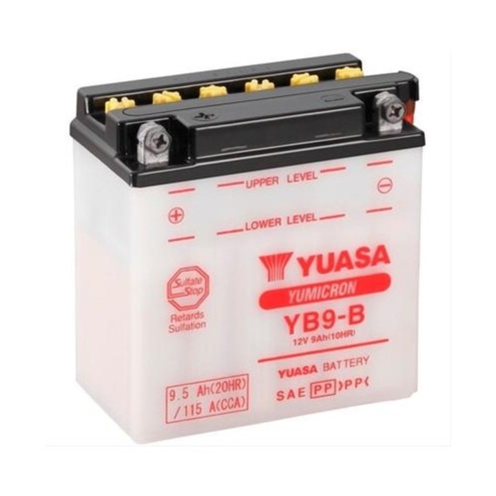 Acumulator Moto YUASA YB9-B 12V 9Ah 115A (CP)