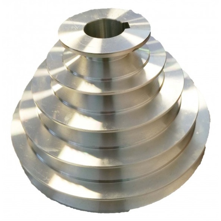 Fulie universala pentru motor electric cu 5 diametre diferite (28 mm pentru ax)