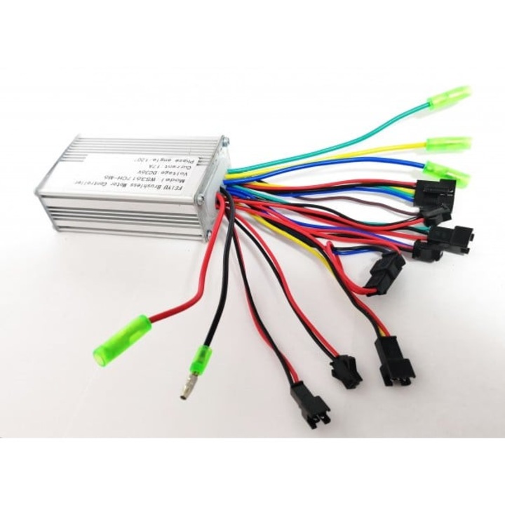 Elektromos kerékpár vezérlő 36V (350W-os motorhoz)