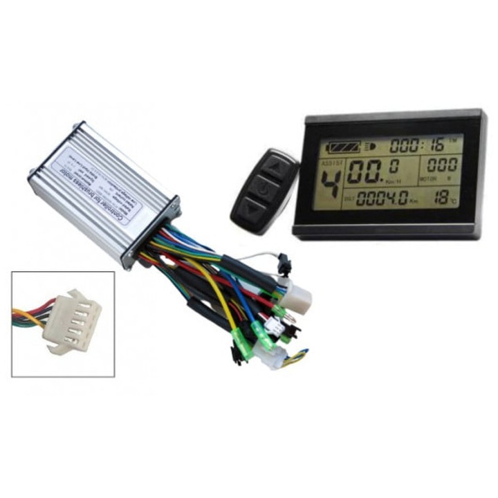Дисплей + контролер за електрически велосипед KT LCD3 (36V - 48V / 500W)