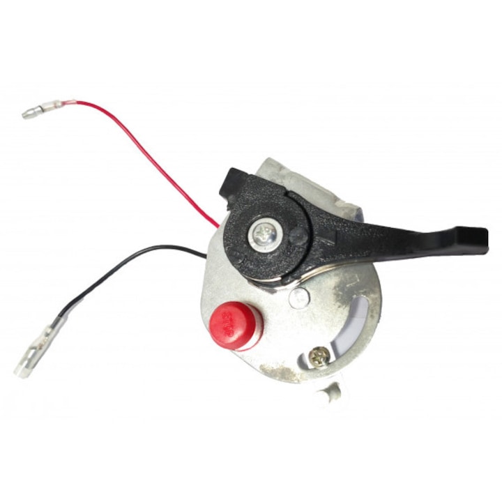 Maneta de acceleratie cu suport si buton de oprire integrat