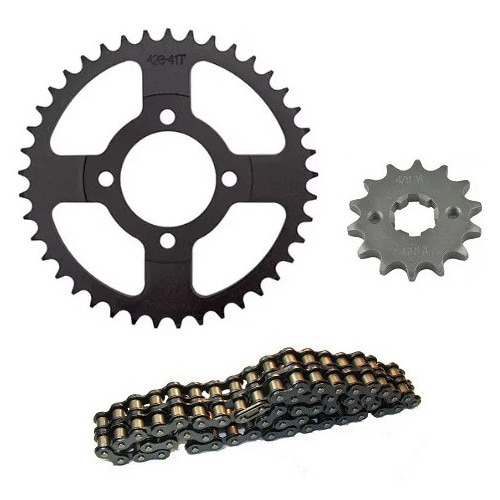 Kit lant pentru Kawasaki ZZR600 - '92 - contine pinion JT, foaie