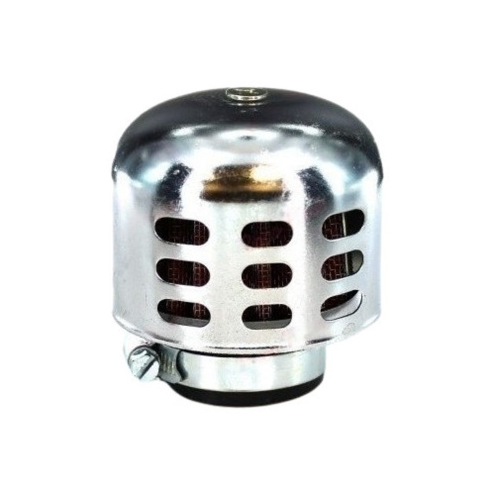 Filtru sport pentru aer scuter, diametru 39mm (cu protectie metalica)