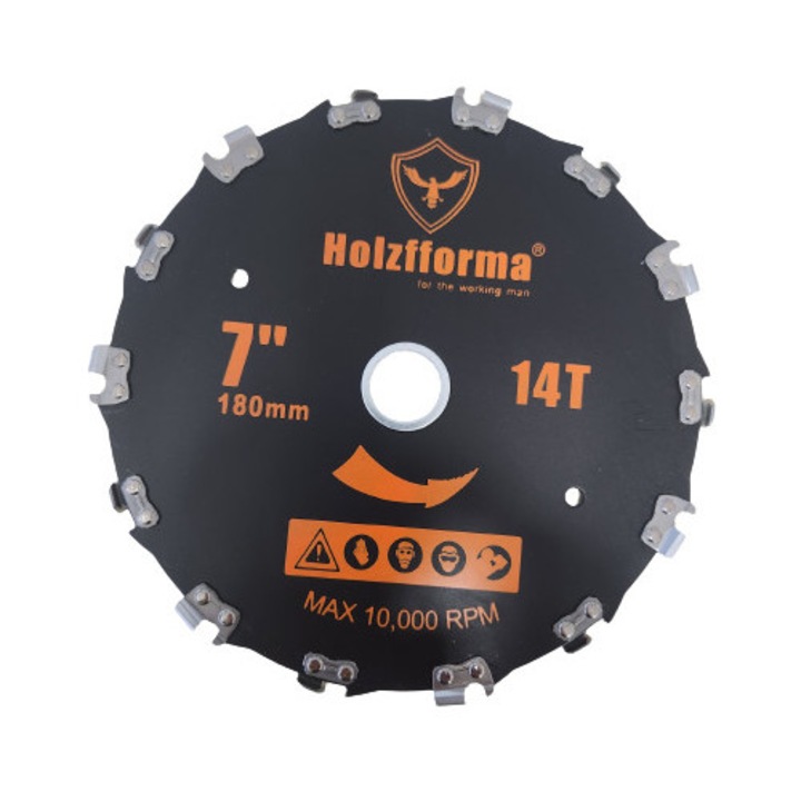 Disc pentru motocoasa, special destinat vegetatiei dense (180mm)