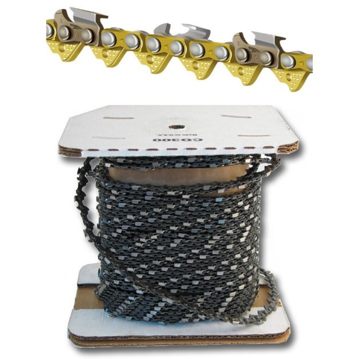 Rola lant drujba pas 3.25 / 30.5m Forester (colt drept)