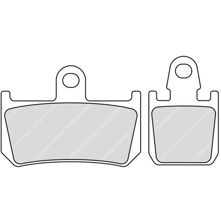 Set Placute Frana Sinterizate Moto FDB2217ST - Ferodo Racing, Compatibil cu Yamaha MT, V-Max, YZF-R1