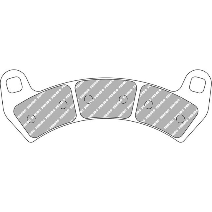 Set Placute Frana Sinterizate Off Road FDB2298SG - Ferodo Racing, Polaris RZR 2014-2022