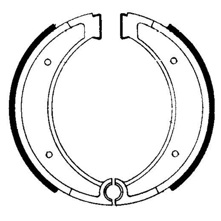 Set Saboti Frana Moto FSB850 - Ferodo Racing, pentru Husqvarna TE (1983 - 1990), CR (1978 - 1986)