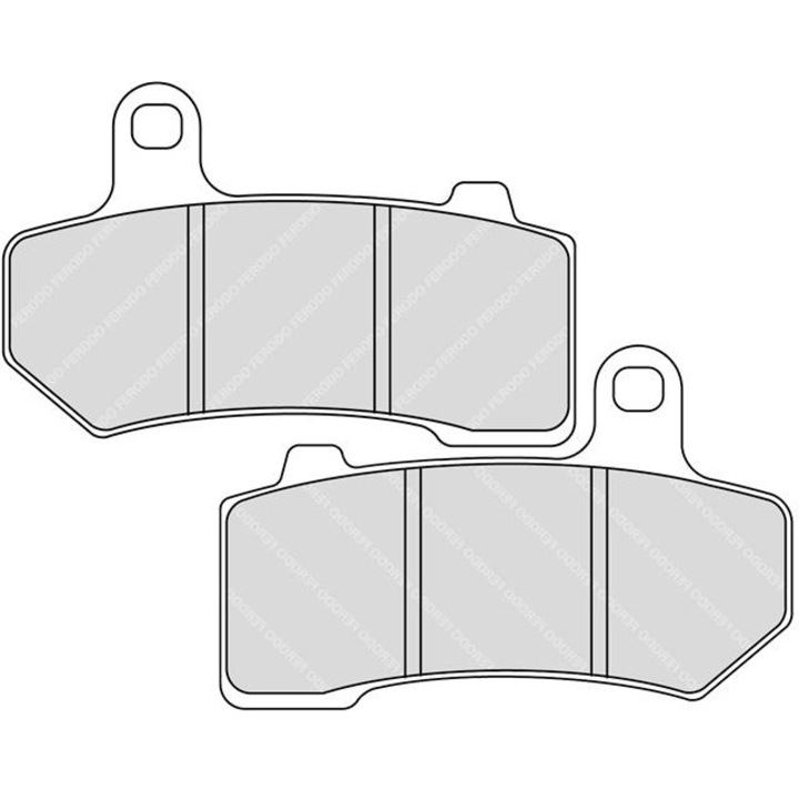 Set Placute Frana Sinterizate Moto FDB2210ST - Ferodo Racing pentru Harley-Davidson Electra Glide, Night Rod, Street Glide, Ultra Classic