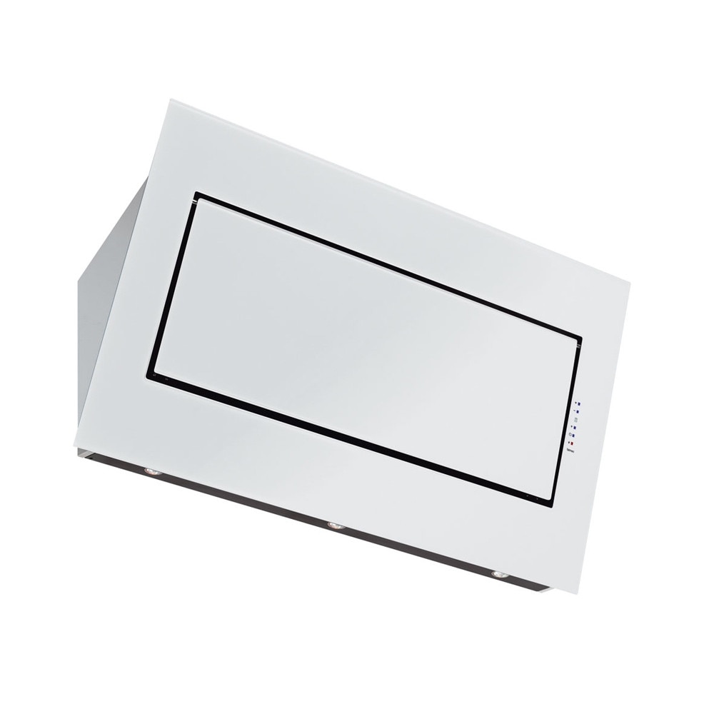 Hota de perete FALMEC QUASAR L=90 cm, Culoare alba, 800 mc/h, Garantie 5 ani, Aspiratie perimetrala,Touch control, Fabricatie Italia, LED, Timer, Garantie 5 ani