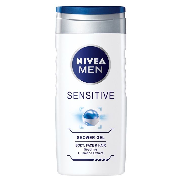 Душ гел Nivea Men Sensitive, 250 мл