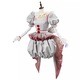 Costum Cosplay Halloween, Pennywise, rosu, XS