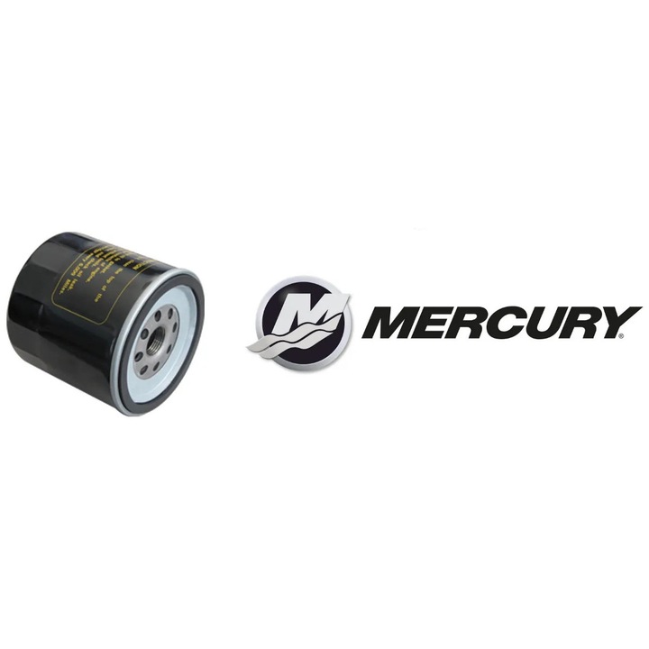 Filtru Ulei Mercury, pentru Motoare 8-20 HP, 25-115 HP, 80-100-115 HP, 135-200 HP, 225-350 HP