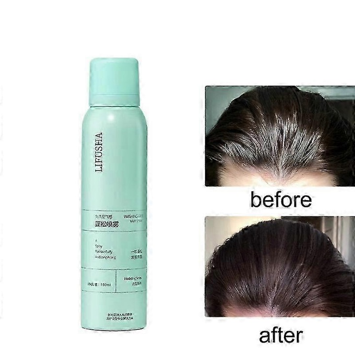 Spray de par uscat pentru controlul uleiului, 150ml, verde, set